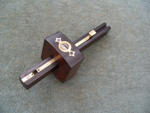 Rosewood mortice gauge - mortice,