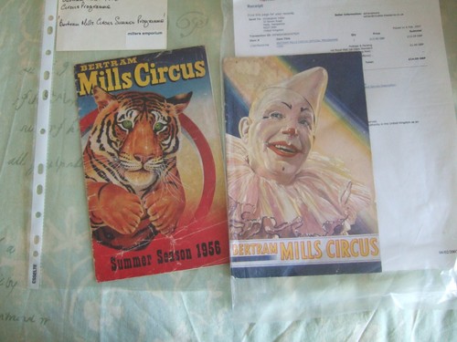 Bertram mills circus programs - mills,