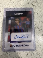 Henrik Larsson Auto Topps Focus Collection 23-24