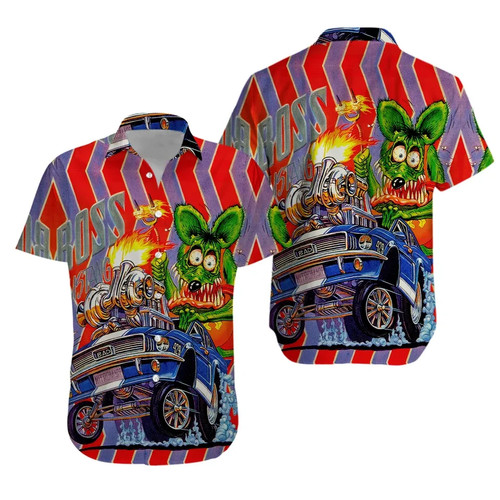 Rat fink hot rod - rat,