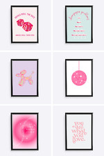 Taylor Swift merch prints room