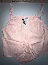 The North Face Tank Top Women’s Medium Pink Hillrose HMP Bottom Tie NWT