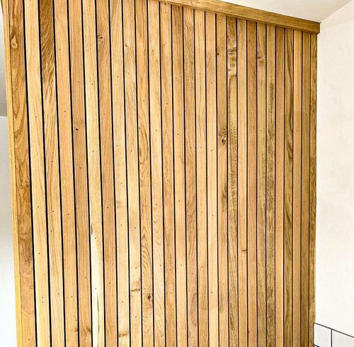 Planed solid oak strips 40mm - oak,