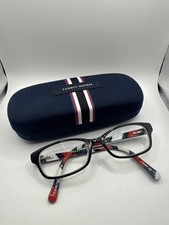 Tommy Hilfiger Unisex Glasses Case Navy with cleaning cloth 