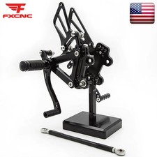 Black Adjustable Rearset