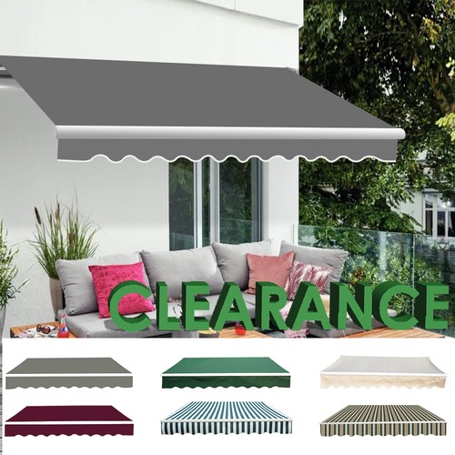Manual retractable awning - retractable,