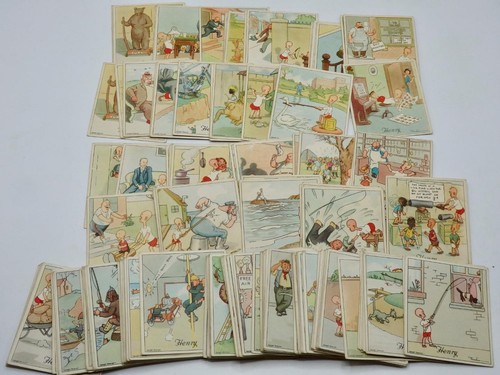 158 henry cigarette cards - 158,