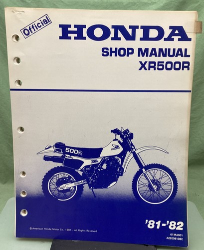 Genuine honda 61ma001 xr500r - genuine,