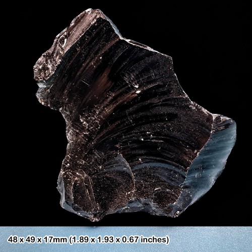 Obsidian igneous rock