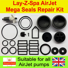 Lay-Z-Spa, Lazy Spa ~ All  AirJets ~ Mega Seals Repair Kit ~ Fix All Leaks & E02