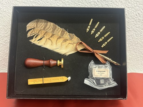 Feather pen calligraphy - pen,
