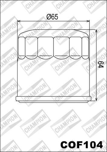 Cof104 oil filter champion - cof104,