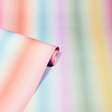 Kids Rainbow Stripe Wallpaper