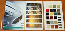 Jaguar XK Series 2002 2003 XK8 4.2 V8 XKR Coupe Convertible Brochure & Col Chart