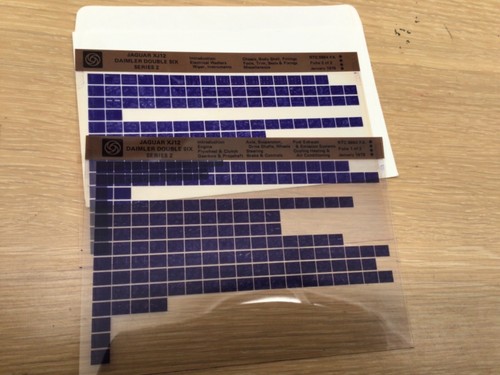 Parts microfiche set - , for