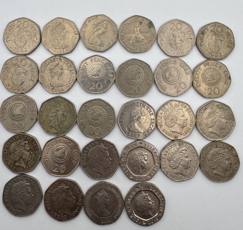 British territory 20p coin job - 20p,