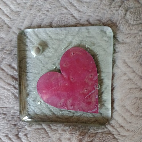 Downs small fused glass - small,