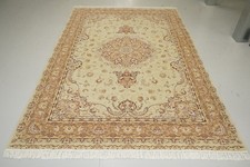 Large Beautiful Turkish Rug Elegant Medallion Pars Design Carpet 296 X 197 Cm