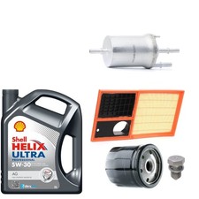 5L SHELL 5W30 AIR OIL FUEL