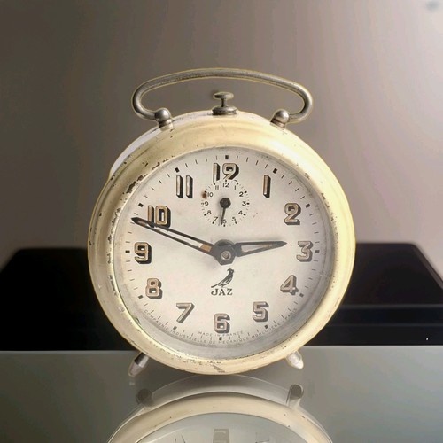 Art deco desktop clock - art,