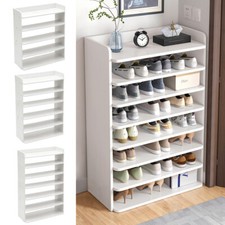 Large Shoe Cabinet Rack Storage Cupboard Footwear Stand Wooden Organizer Shelves