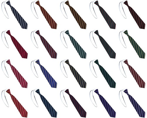 Infant school tie single thin - school,