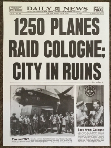 Ww2 1942 newspaper poster - ww2, newspaper/poster