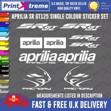 Aprilia SR GT 125 DECALS