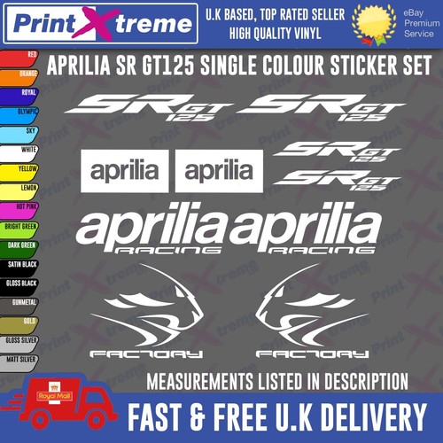 Aprilia 125 decals - gt,