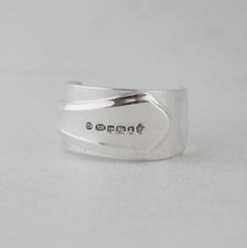 Silver Spoon Ring Sterling 925 Handmade Jubilee Hallmark 2022 Unusual Gift