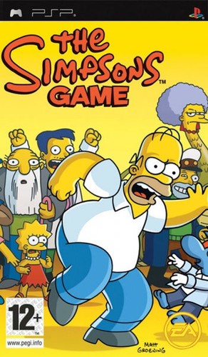 The simpsons game sony psp - the,