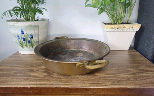 Vintage french copper jam - vintage, pan