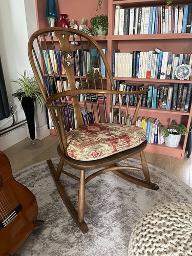 Ercol wood rocking chair - wood,