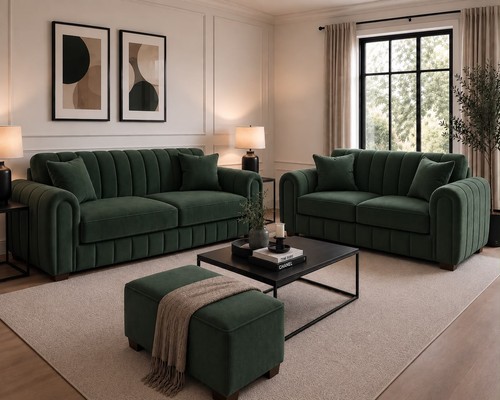 Ayla plush sofa - 3+2,