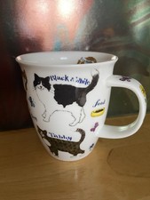 Dunoon Fine Bone China Mug Cat Breeds Design by Kate Mawdsley