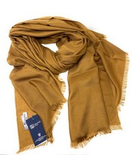 100% Pure Cashmere Pashmina Scarf Stole- Large - Brown