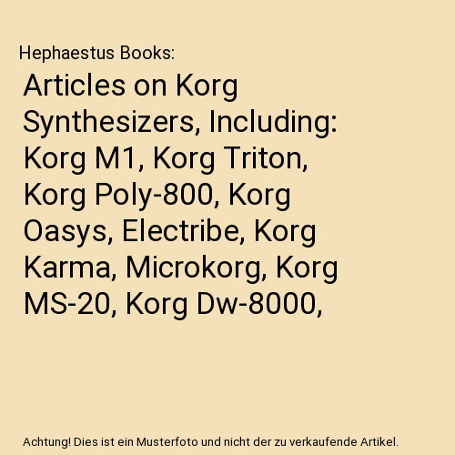 Articles korg synthesizers - korg,