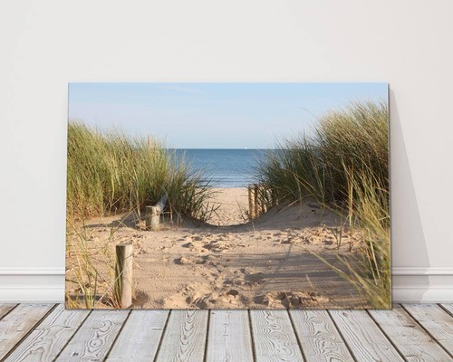 Beach scene canvas print - , sand