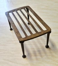 Vintage Brass Trivet on 4