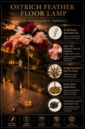 Luxury ostrich feather - ✨,