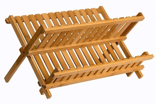Wooden dish drying - wooden, rack