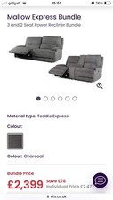 3 And 2 Seater Sofas Brand New In Boxes Never Been Used