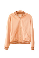 Saint Laurent Paris rose gold pink love bomber jacket sequin