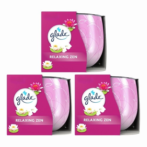 Glade scented candle - 3x,