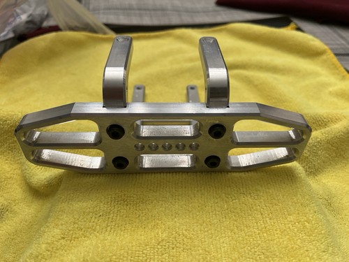 Cnc aluminum rear bumper - rear, for