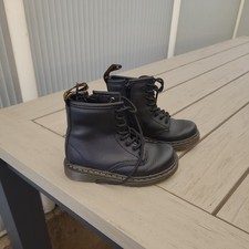 Doc Martins 1460 T Infants Leather Boots UK 7 EU 24 Black