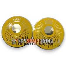 Petrol Fuel Tank Yellow Badges