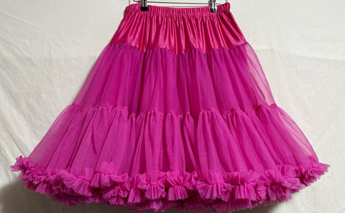 Banned pink tulle - pink, petticoat