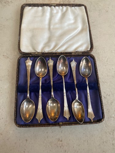 Vintage cased set - of, 6