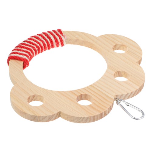 Large wood parrot swing - large,